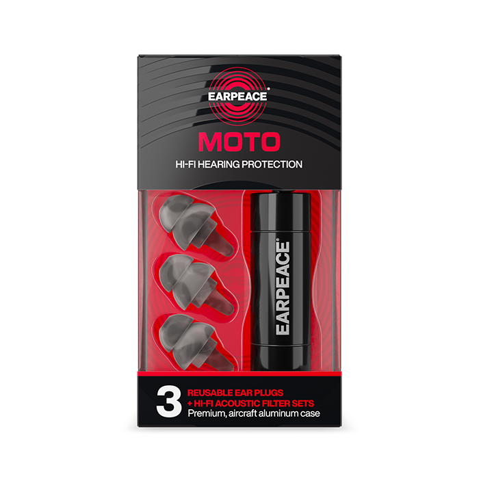 Moto モータースポーツ用耳栓 ２サイズ ６個入