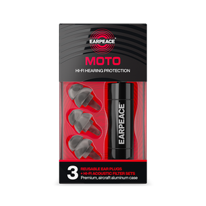 Moto モータースポーツ用耳栓 ２サイズ ６個入
