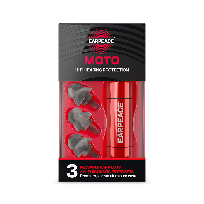 Moto モータースポーツ用耳栓 ２サイズ ６個入