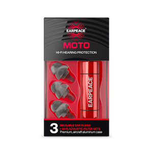 Moto モータースポーツ用耳栓 ２サイズ ６個入